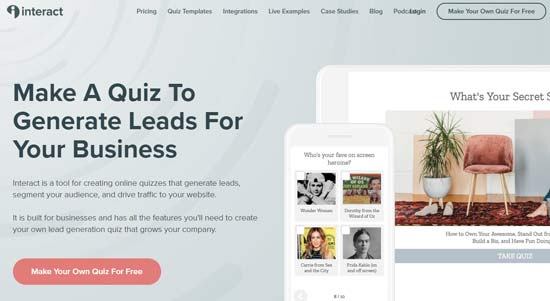 best email list building tool interactive quizmaker