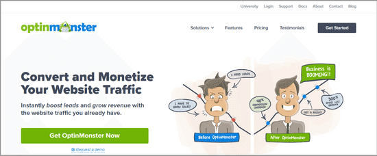 optinmonster email lead generation
