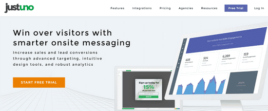 justuno conversion optimisation suite