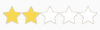 2 star rating grey bg