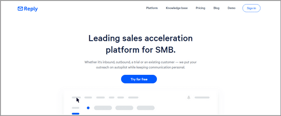 reply sales outreach