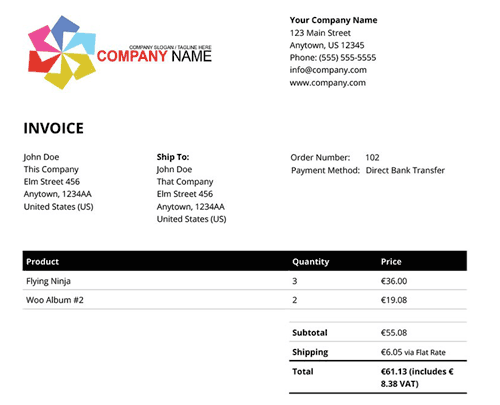 PDF email template branding