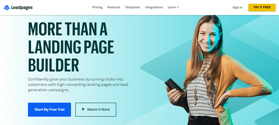 leadpages landing page builder