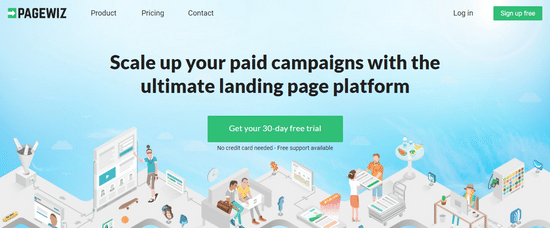 pagewiz landing page optimize