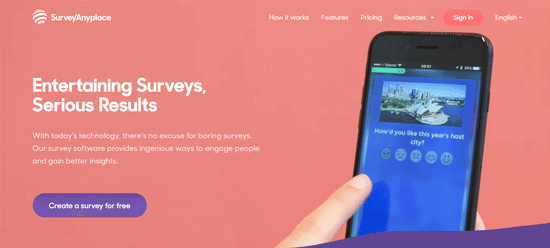 survey anyplace survey maker