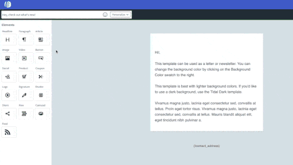 AWeber Review Canva integration