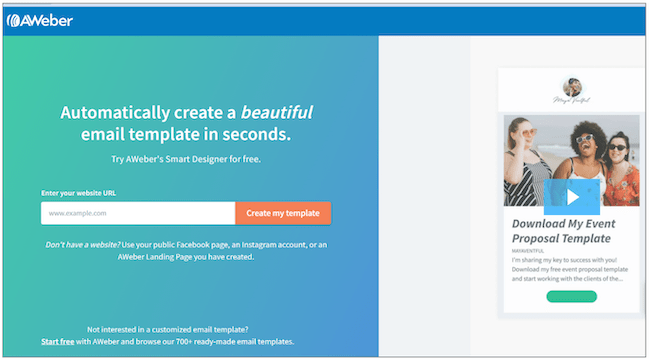 AWeber Smart Designer Review