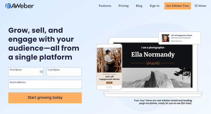 AWeber marketing automation lead generation
