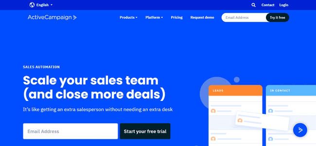 ActiveCampaign automatización de ventas y crm