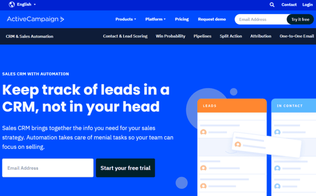 ActiveCampaign customer relationship management