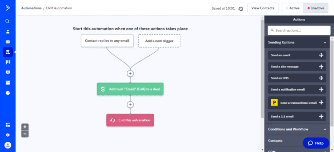 ActiveCampaign marketing-crm-automation