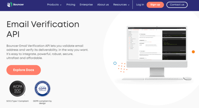 Bouncer Email Verification Validation API