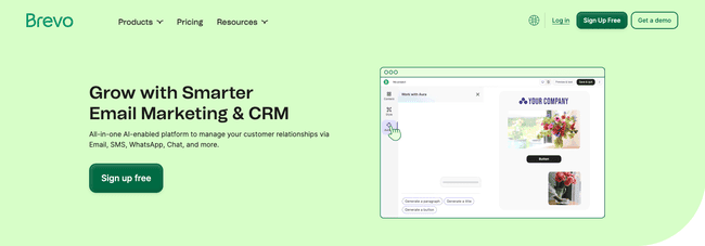 Brevo email marketing software Constant Contact alternative
