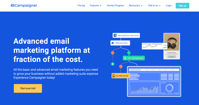 Campaigner email marketing