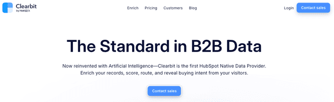 Clearbit email finder Chrome extension
