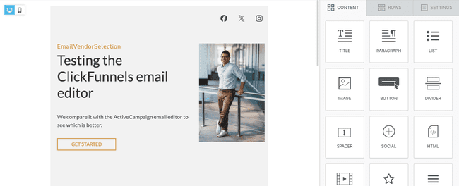 ClickFunnels email marketing campaigns builder