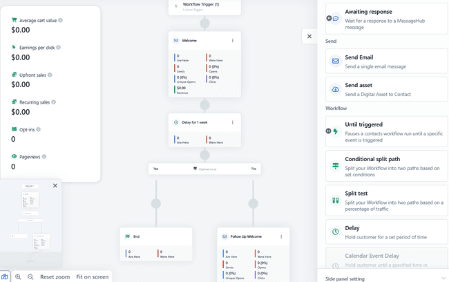 ClickFunnels marketing automation workflow builder