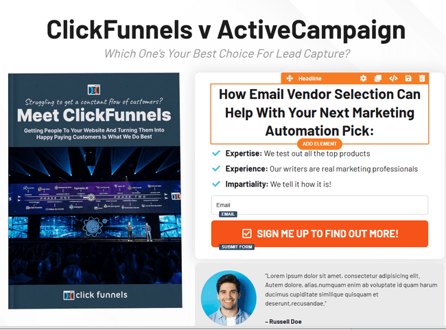 ClickFunnels sales funnel builder