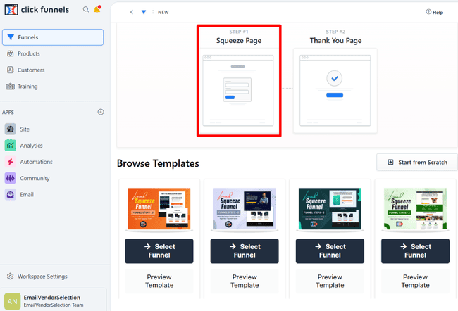 ClickFunnels sales funnel templates