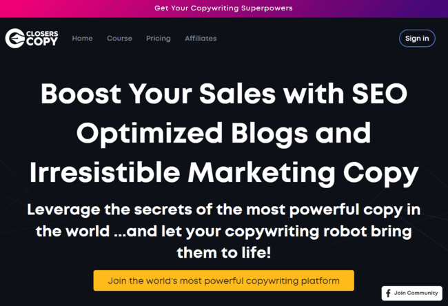 Closerscopy AI email writer to craft business emails