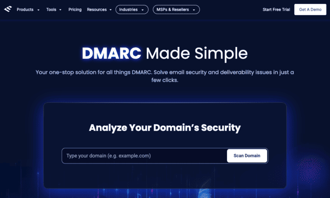Comprobación de dominio con EasyDMARC