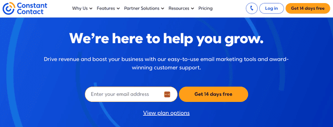 Constant Contact Klaviyo alternative email marketing tool social media