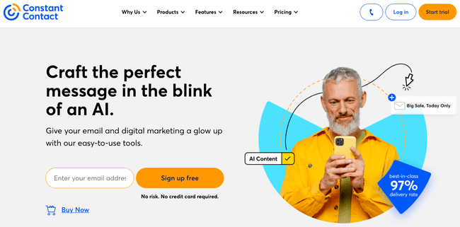 Constant Contact newsletter tool