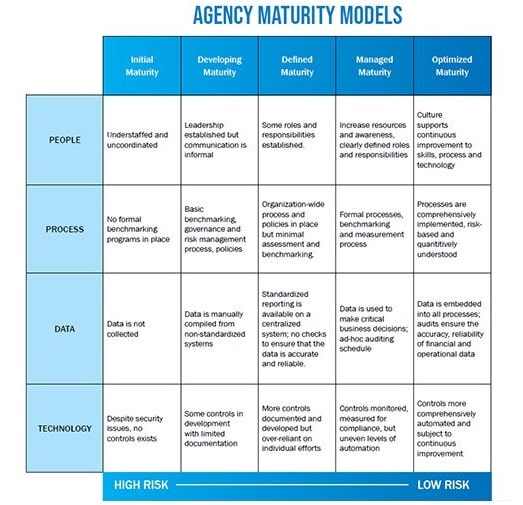 Maturity levels of digital marketing agencies