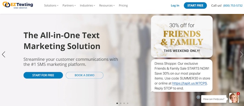 EZ Texting SMS marketing software
