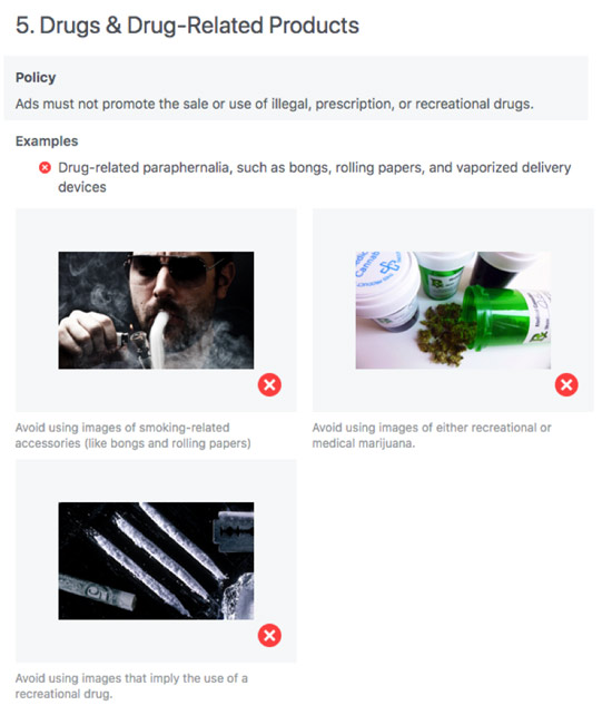 Facebook ad restrictions
