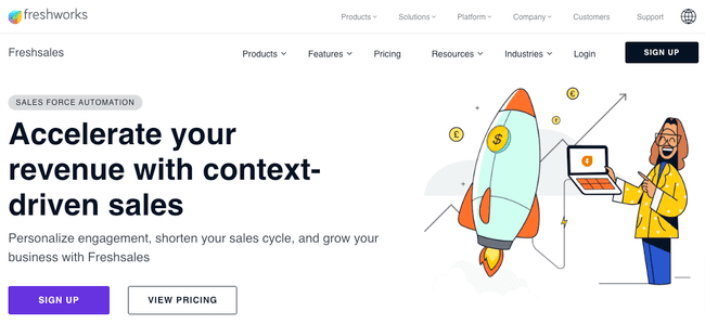 Freshsales affordable Hubspot alternative for small to midsize businesses
