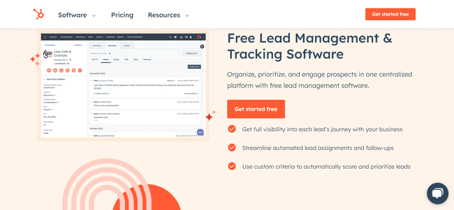 Funnel de ventas todo en uno de Hubspot