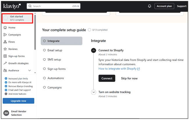 Guía de configuración de Klaviyo