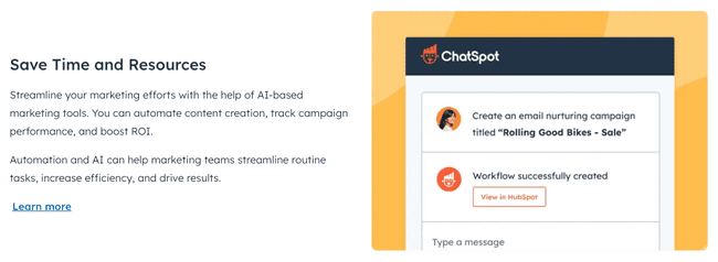 herramienta de marketing Hubspot CRM basada en IA