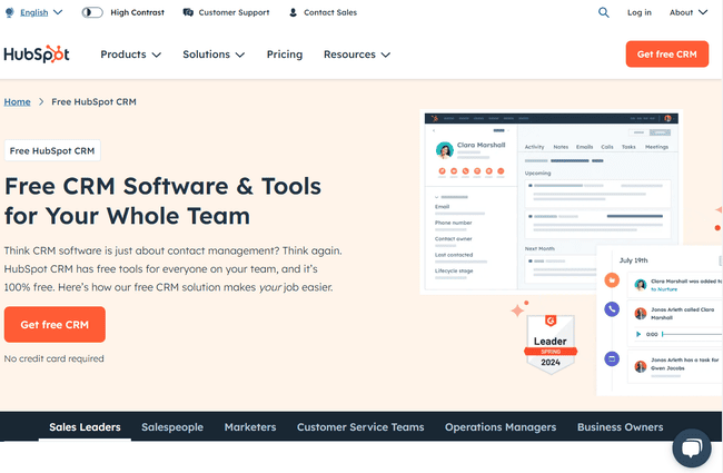 HubSpot alternativa a ClickFunnels
