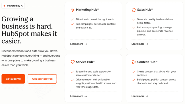Hubspot Klaviyo alternative hubs features marketing sales