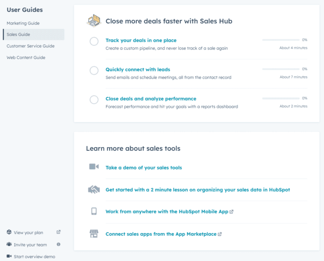 Hubspot customer support