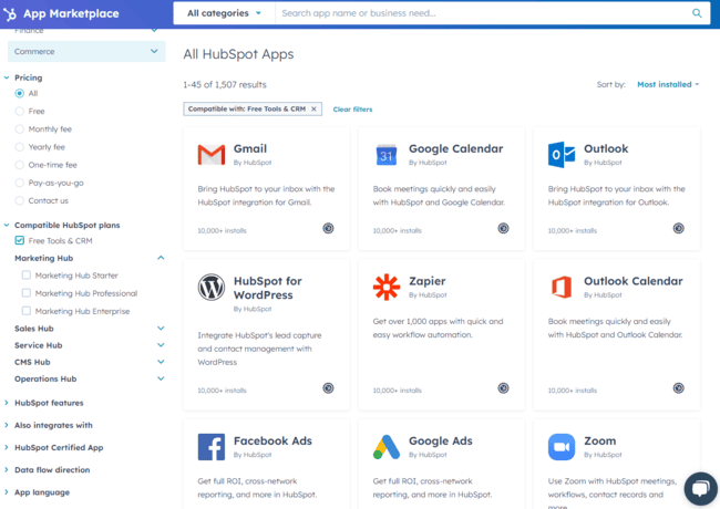 Hubspot integrations