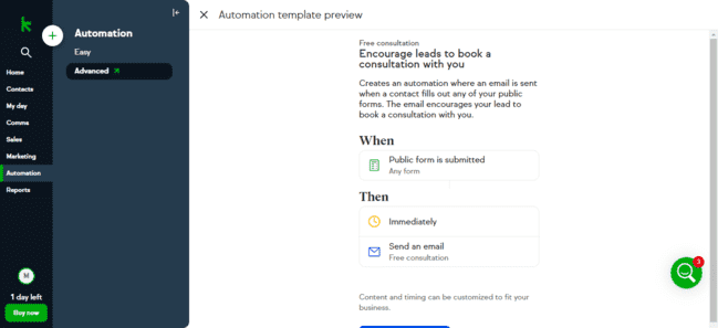 Keap automatización CRM de marketing