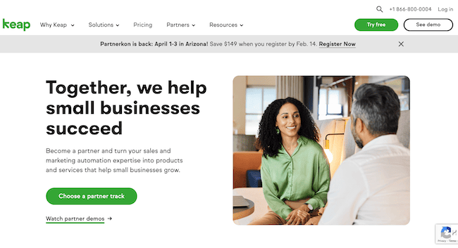 Keap software reseller programs