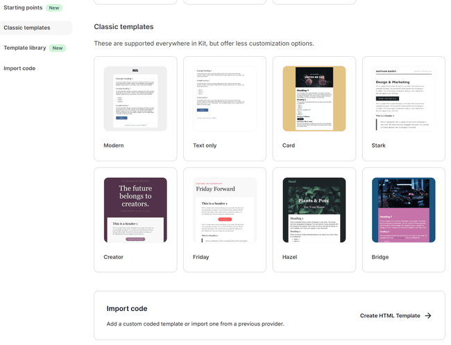 Kit Classic Templates