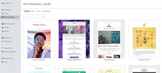 Klaviyo email templates