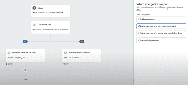 Klaviyo marketing automation workflow Yotpo alternative