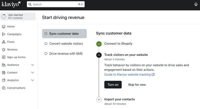 Klaviyo specialized ecommerce marketing platform with email marketing and automation