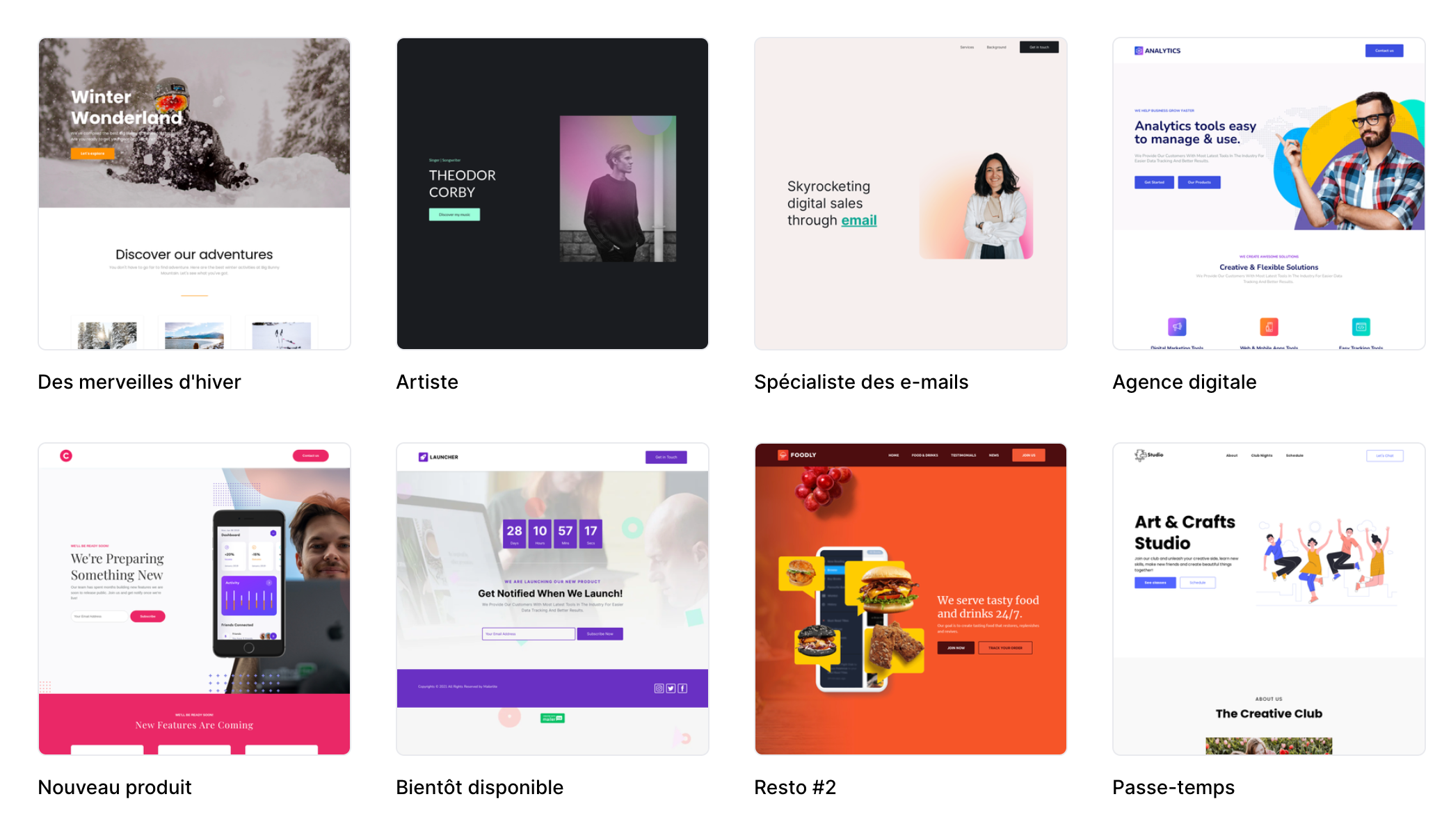 L_éditeur de pages de destination de MailerLite 
