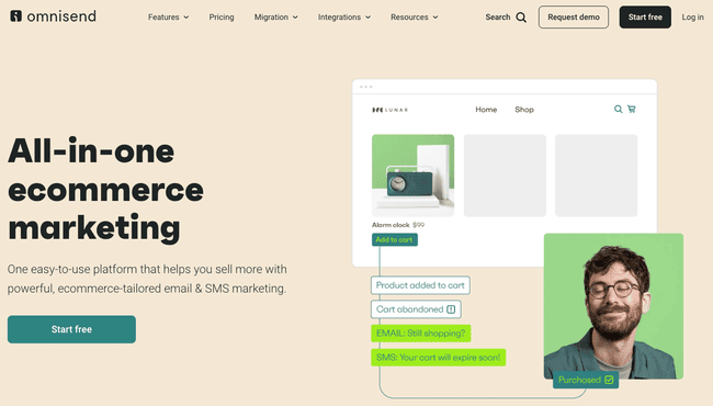 MailChimp alternative ecommerce Omnisend