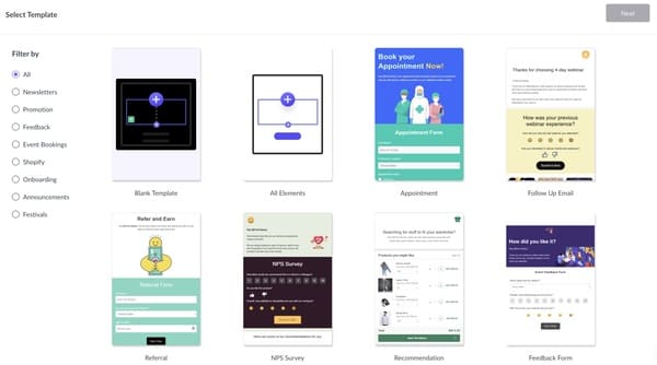 Mailmodo email marketing platform review email templates