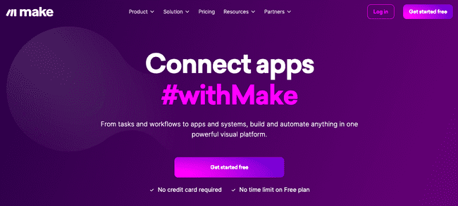 Make homepage as a Zapier alternative