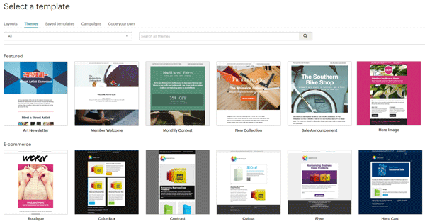 Modèles d_email gratuits mailchimp 