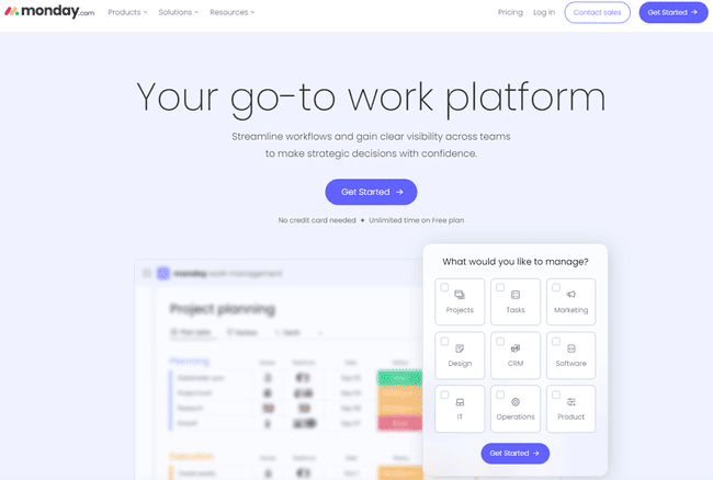 Monday.com marketing automation work boards